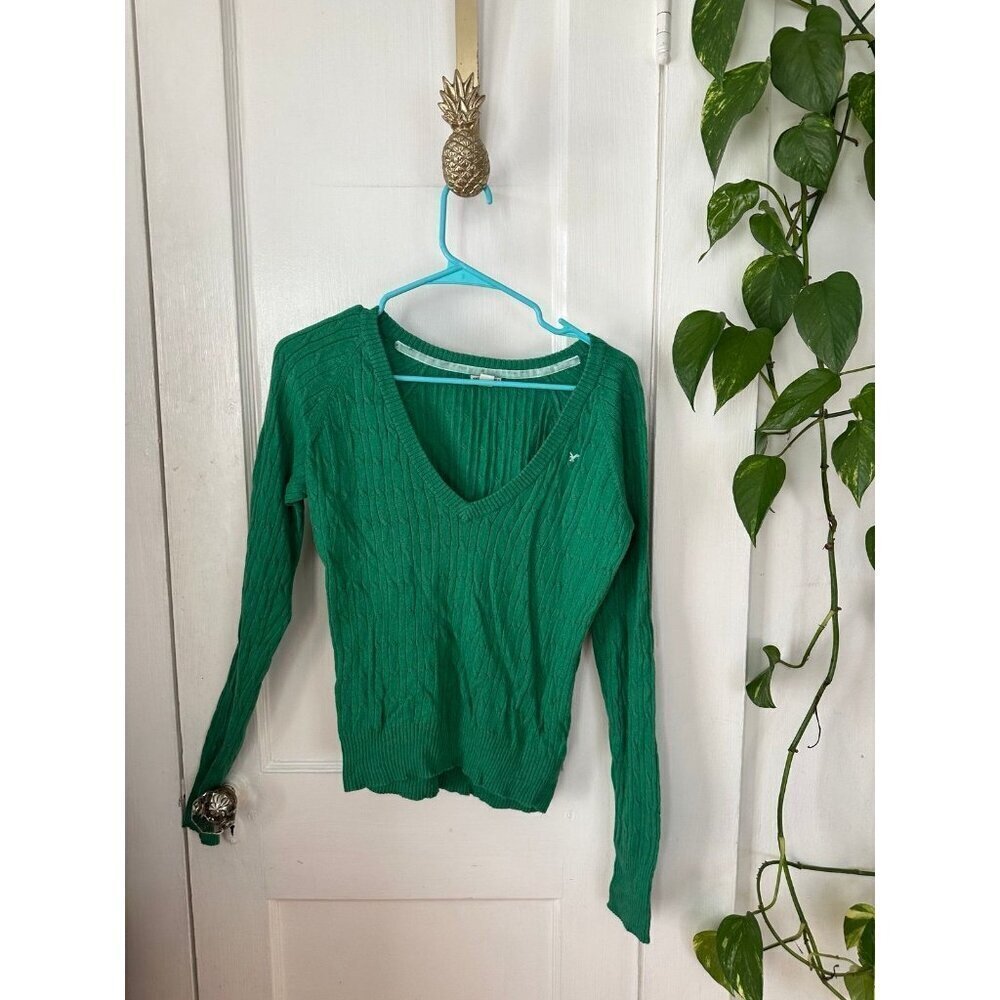 American Eagle outfitters women’s size large green sweater